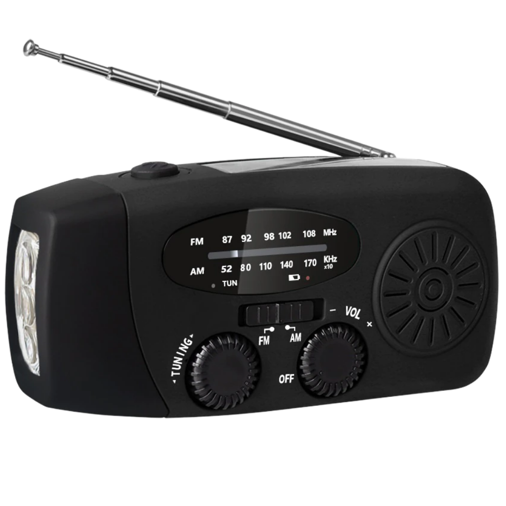 Multifunctional Dynamo Emergency Radio-Raxiva-Black-SKU38841708345425981TECH7491699703869, Multifunctional Dynamo Emergency Radio, , Raxiva, TECH,