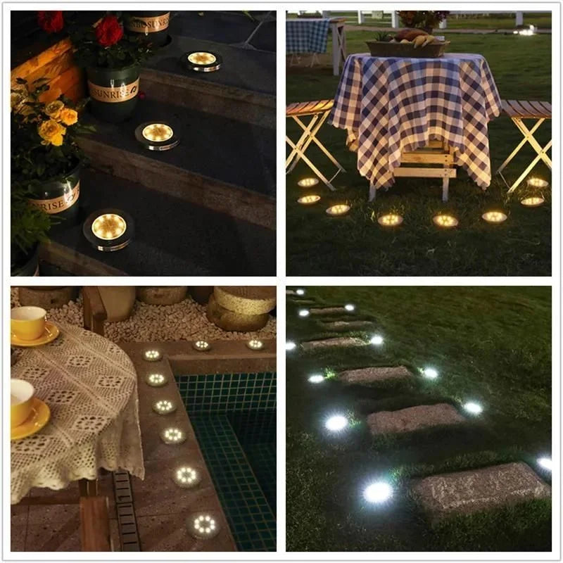 Raxiva outdoor solar garden lighting