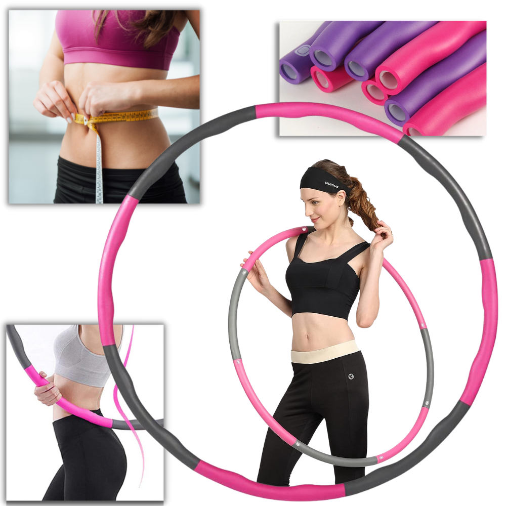 Padded Fitness Hula Hoop Adjustable-Raxiva-SKU38841708338249789TOY7491697147965, Padded Fitness Hula Hoop Adjustable, , Raxiva, TOY,