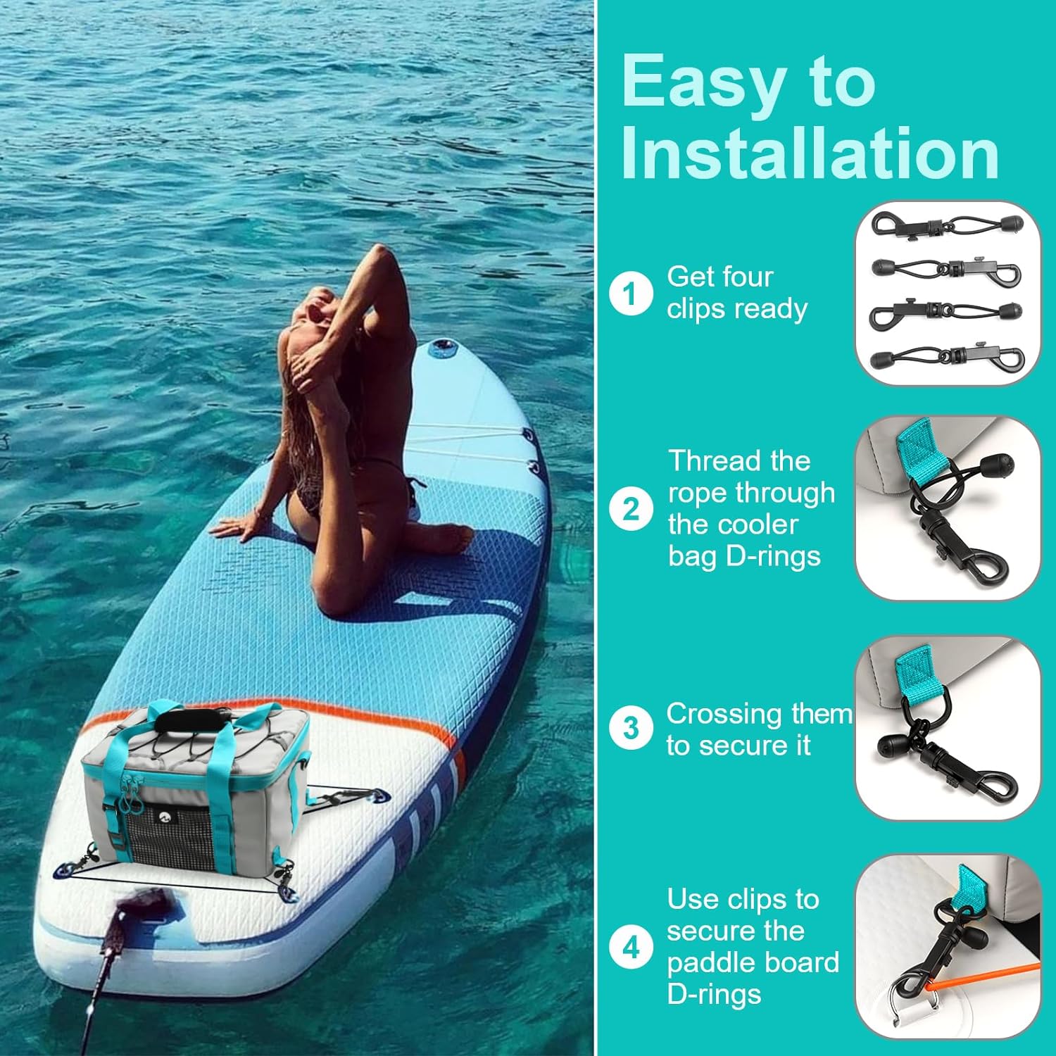 Paddleboard Cooler Deck Bag-Raxiva-Paddleboard Cooler Deck Bag7491656089661, Paddleboard Cooler Deck Bag, , Raxiva, Paddleboard Cooler Deck Bag,