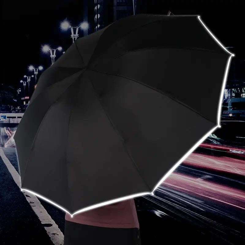 Raxiva-parapluie avec led et lampe de poche integree