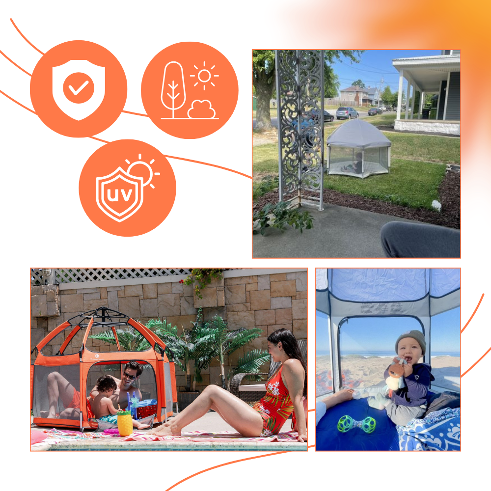 Pop-up Mesh Children's Playpen-Raxiva-SPORT7491682369597, Pop-up Mesh Children's Playpen, , Raxiva, SPORT,