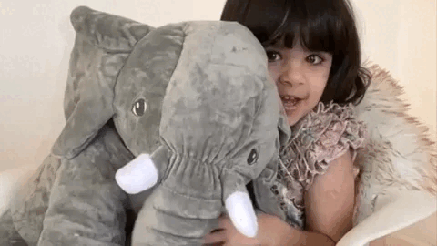 Raxiva - Adorable Elephant Pillow Plush Toy