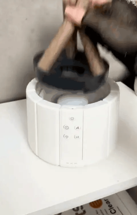 Raxiva - Bonfire Air Humidifier Campfire - Bonfire Aromatherapy Essential Oil Diffuser for Home, Bedroom, Office