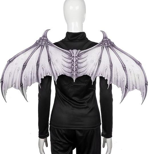 Raxiva - Halloween 3D Angel Devil Big Wings -  Wings Costume Accessories for Halloween Scary Demon Cosplay Decoration