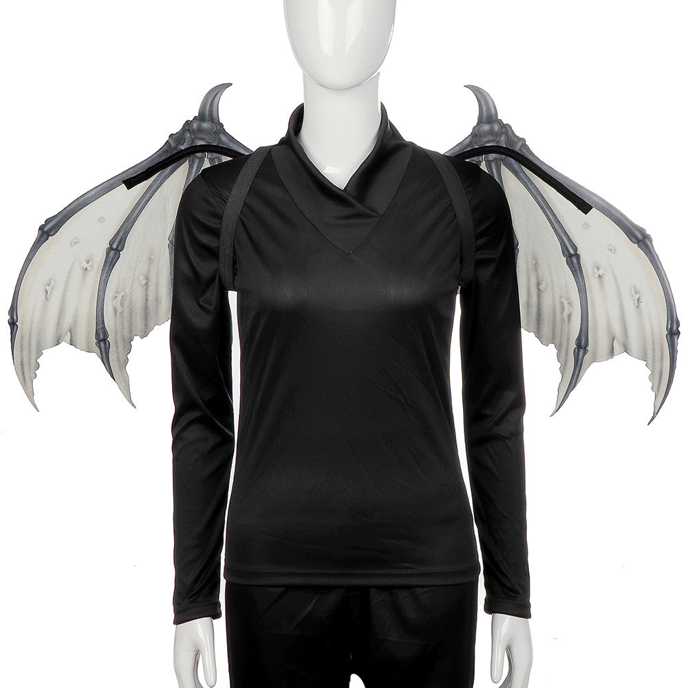Raxiva - Halloween 3D Angel Devil Big Wings -  Wings Costume Accessories for Halloween Scary Demon Cosplay Decoration