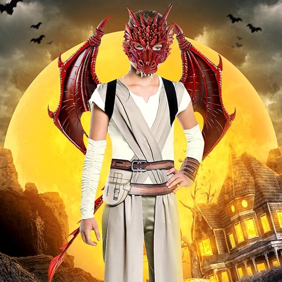 Raxiva - Halloween 3D Dragon Wings - Captivating Costume Fun