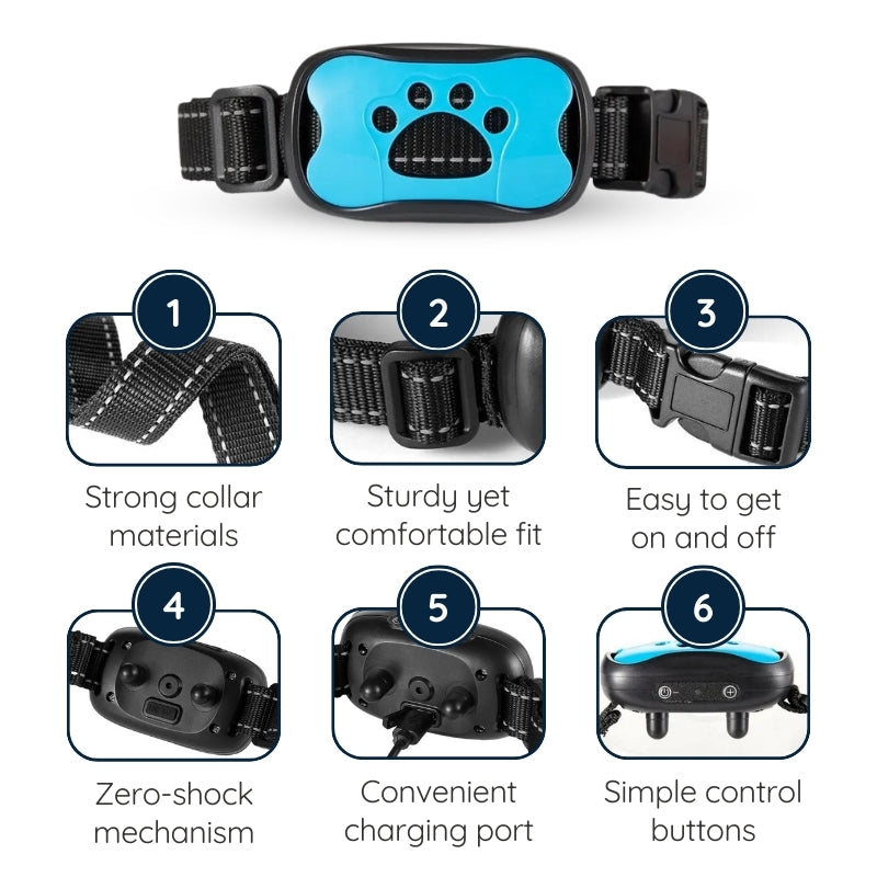 Raxiva - Humane No Shock Bark Collar