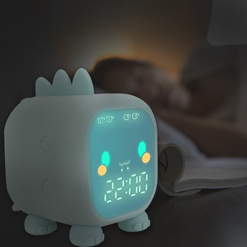 Raxiva - Kids Sleep Trainer Alarm Clock - Digital LED Timer