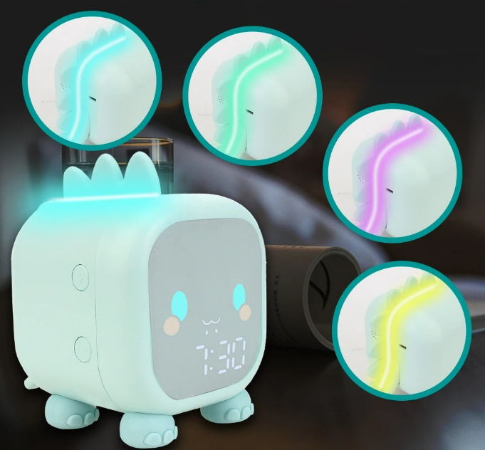 Raxiva - Kids Sleep Trainer Alarm Clock - Digital LED Timer