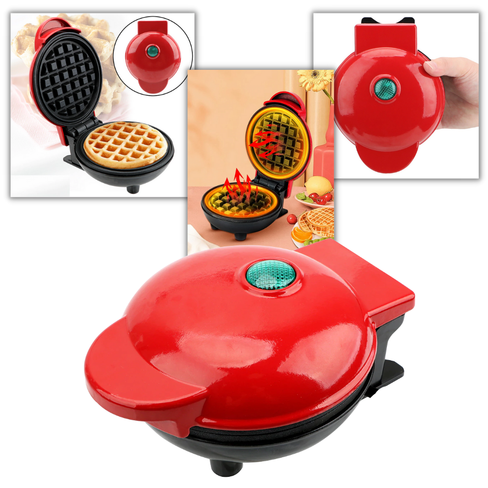 Raxiva - Mini Waffle Maker