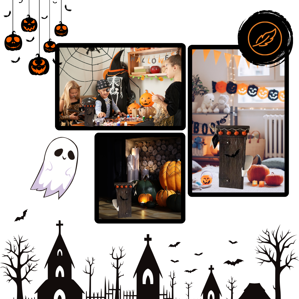 Raxiva - Motion Activated Mummy Halloween Outhouse