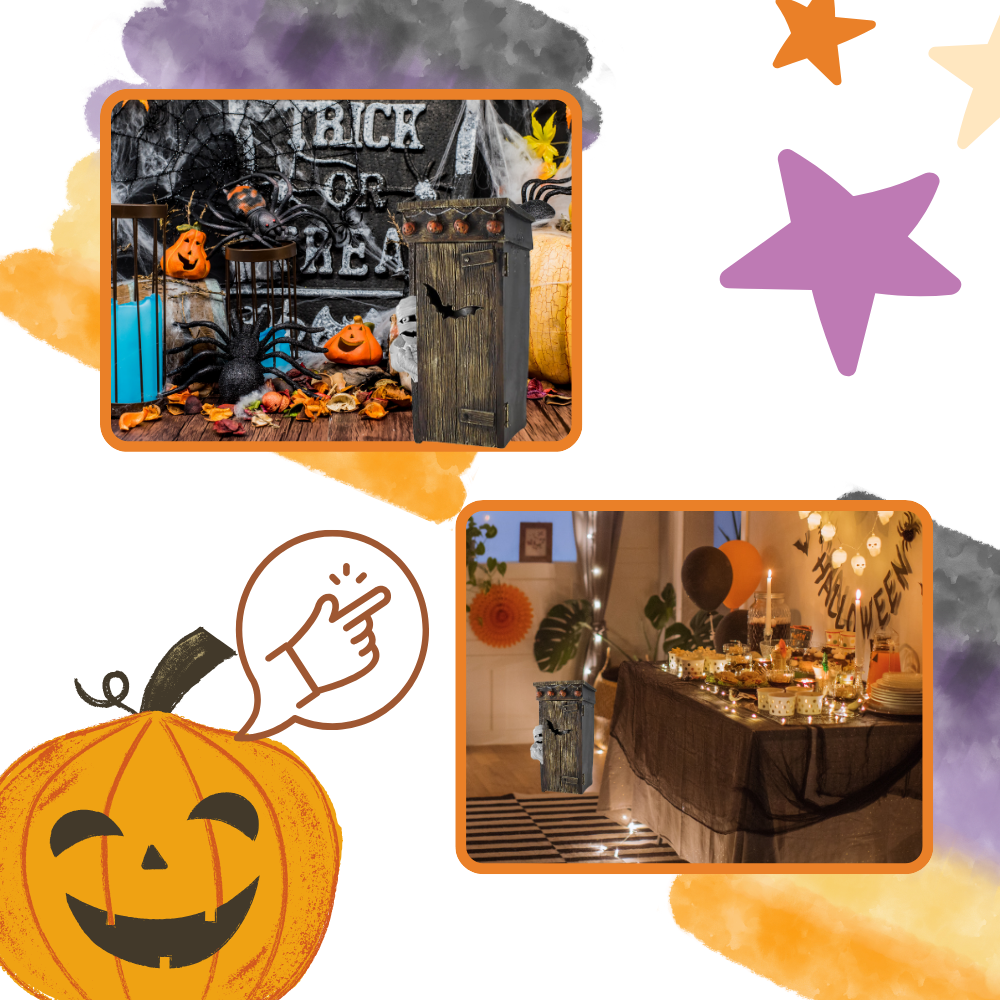 Raxiva - Motion Activated Mummy Halloween Outhouse