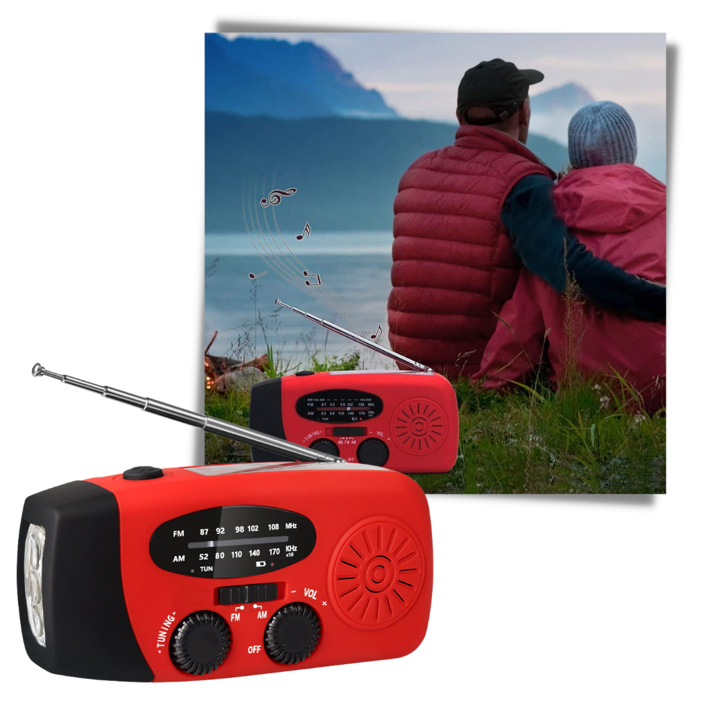 Raxiva - Multifunctional Dynamo Emergency Radio