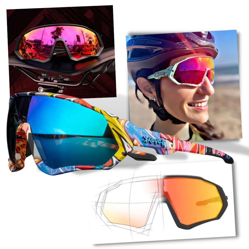 Raxiva - Polarized Cycling Sunglasses
