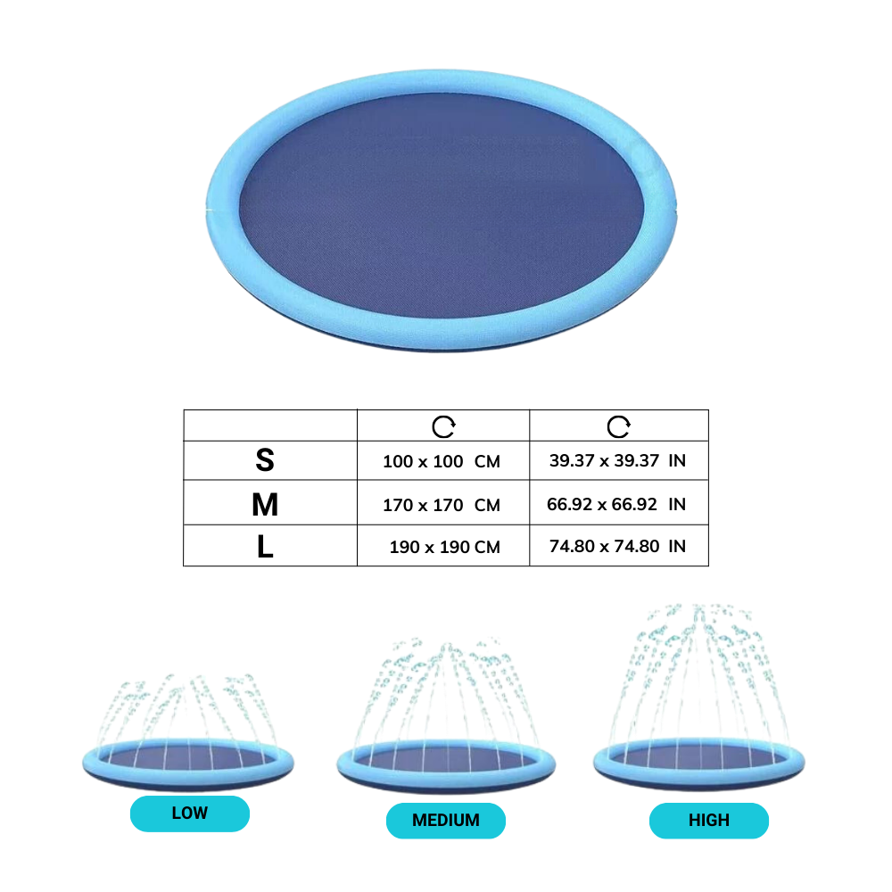 Raxiva - Portable Dog Splash Pad