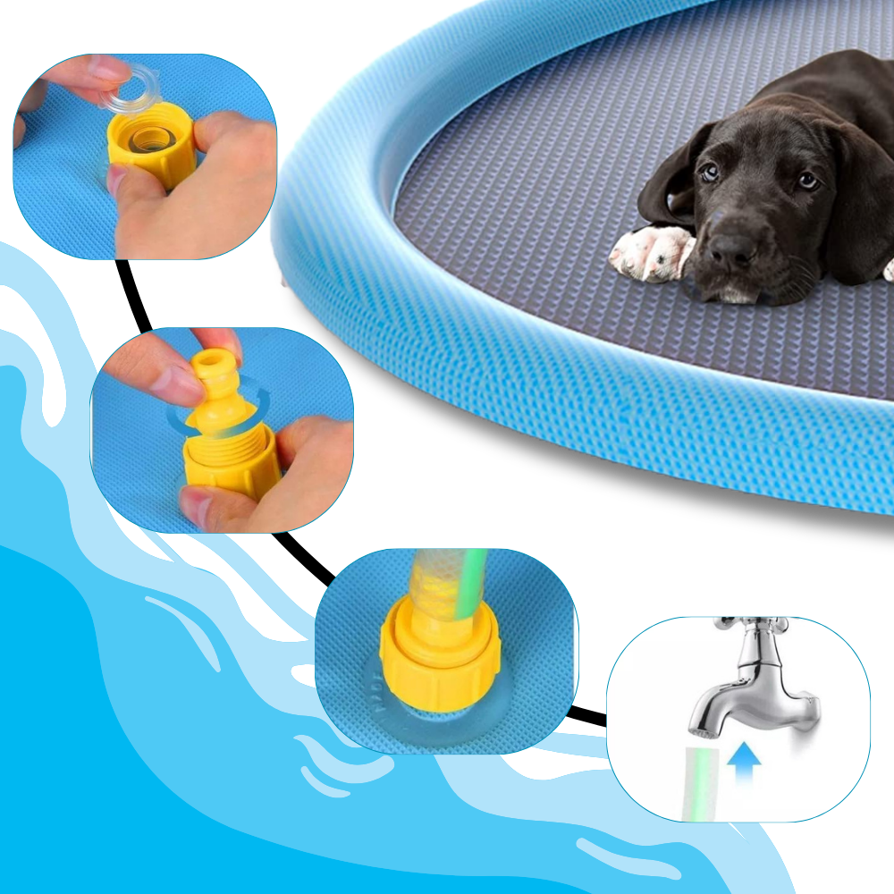 Raxiva - Portable Dog Splash Pad