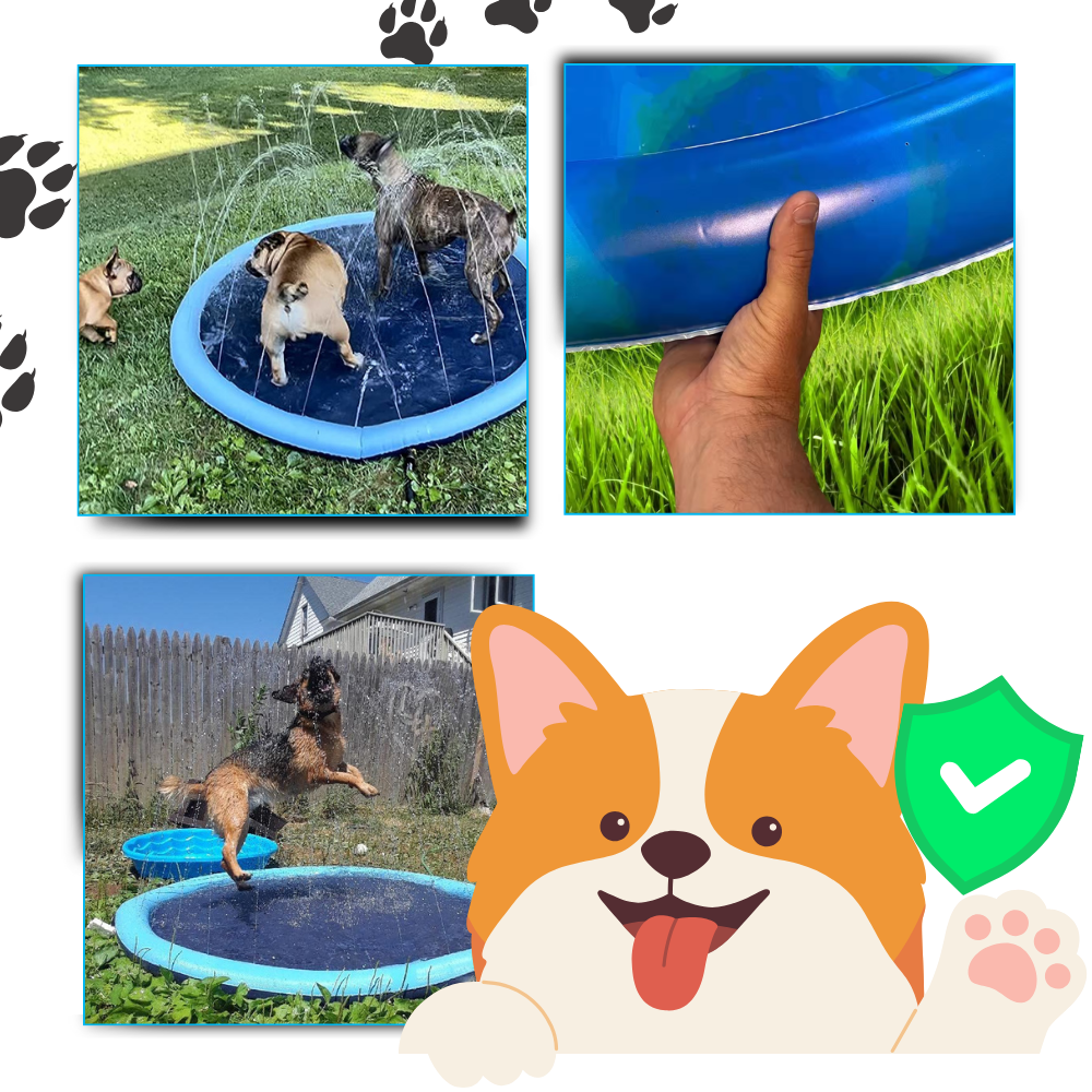 Raxiva - Portable Dog Splash Pad