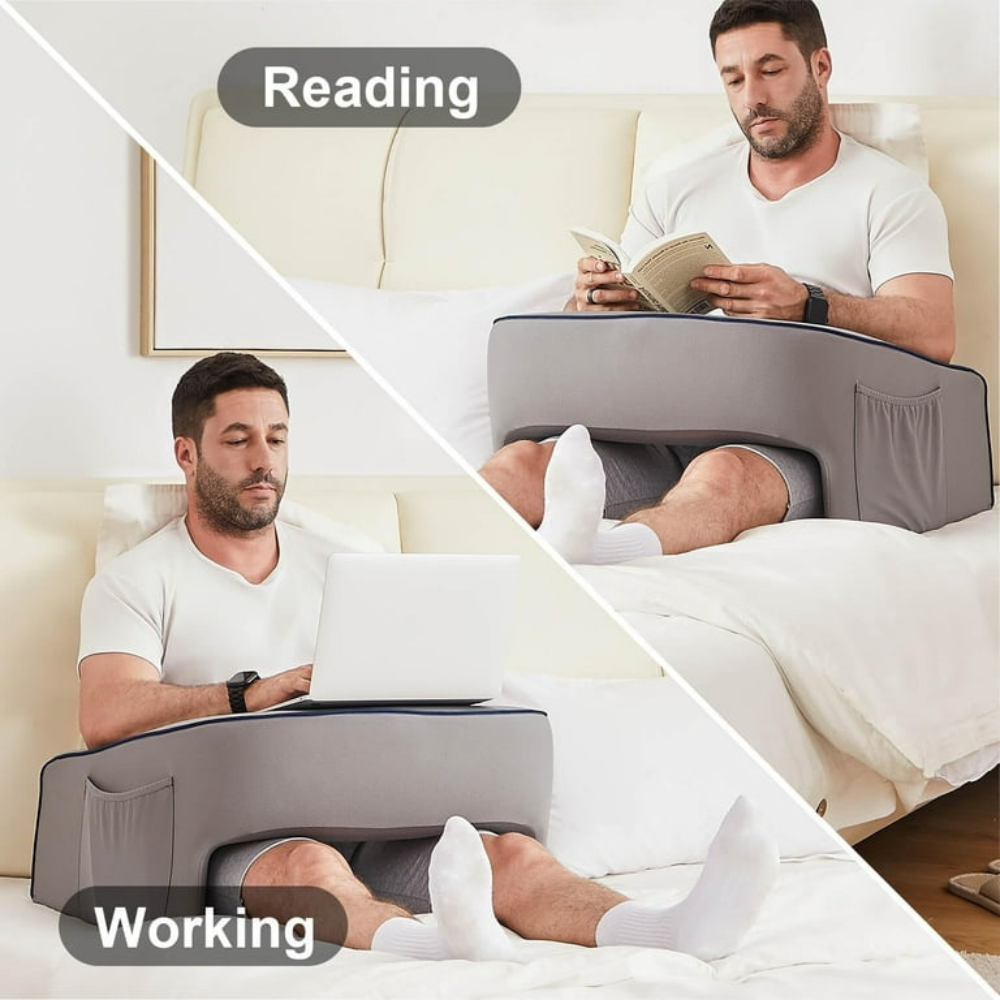 Raxiva - Reading Lap Pillow Laptop Desk for Bed