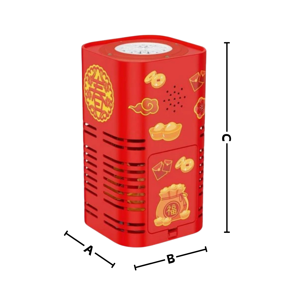 Raxiva - Rechargeable Firework Bubble Machine