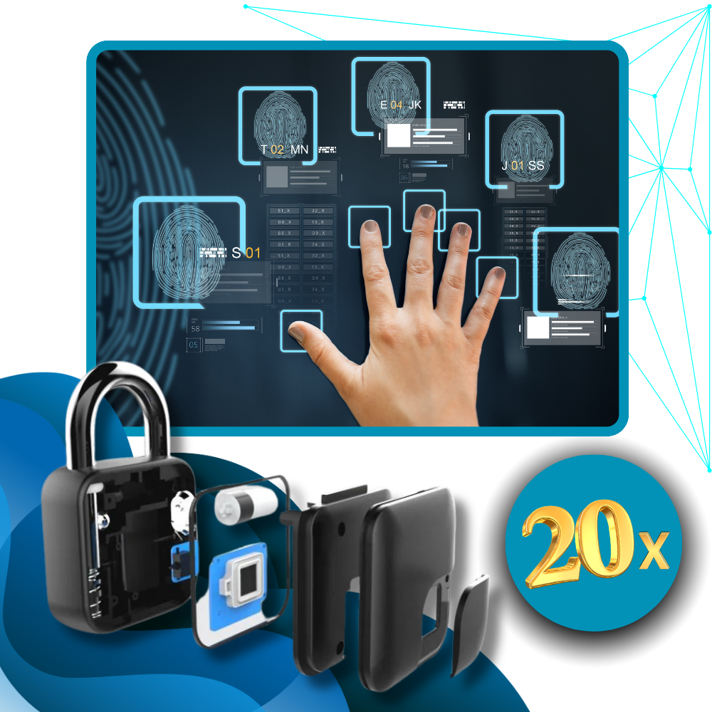 Robust Fingerprint Smart Lock-Raxiva-SKU38841708277301309BRICO7491681353789, Robust Fingerprint Smart Lock, , Raxiva, BRICO,