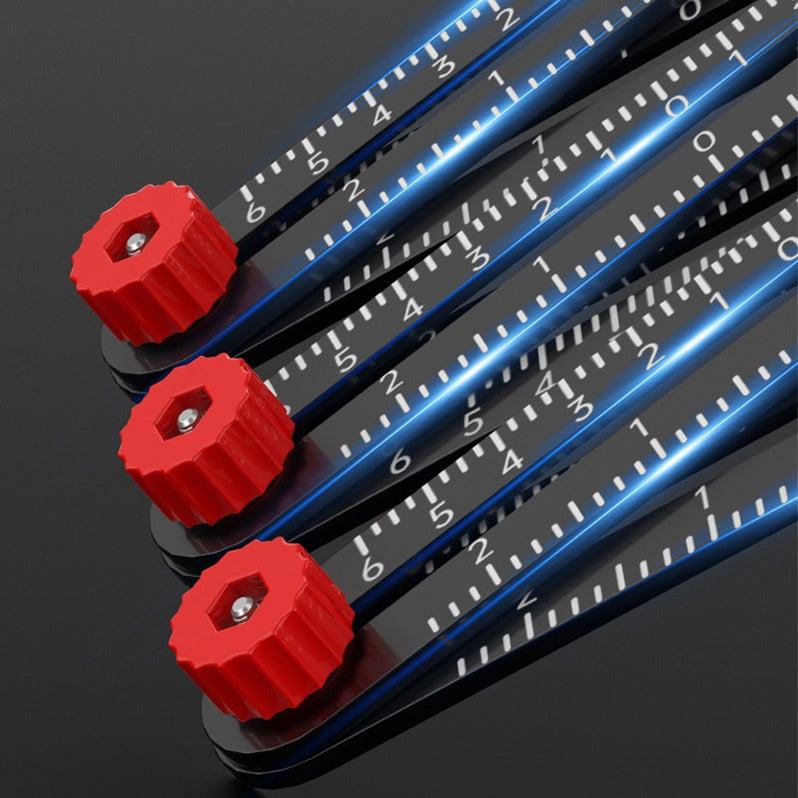 Raxiva-adjustable aluminum alloy tile work folding ruler