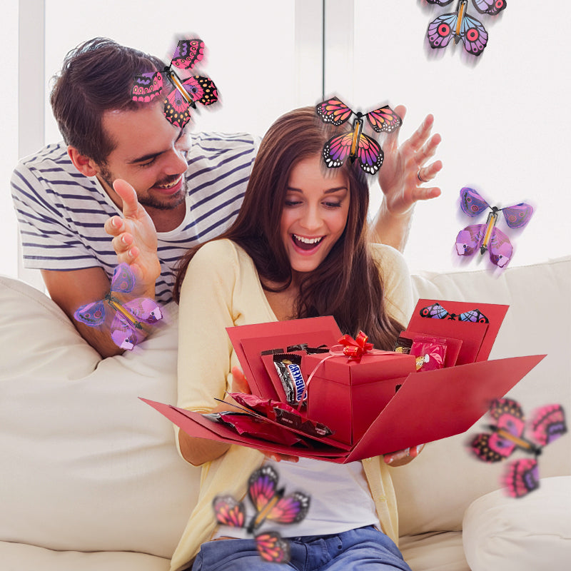 Raxiva-diy valentine day magic butterfly photo gift