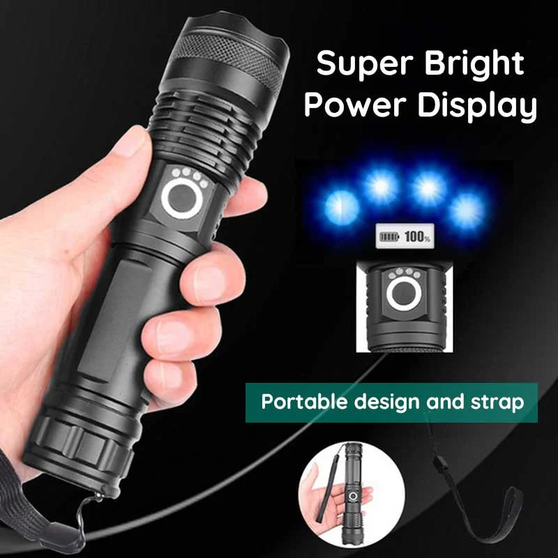 Raxiva usb powerful flashlight