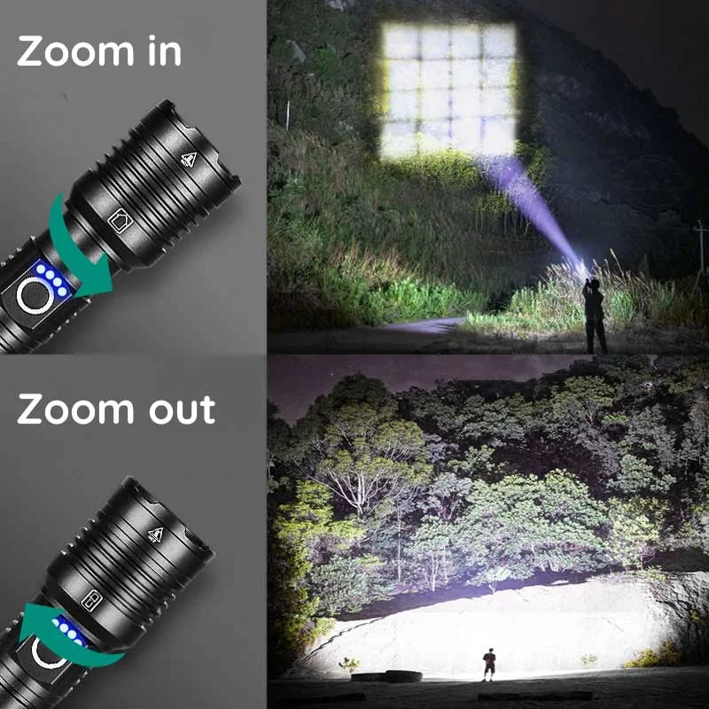 Raxiva usb powerful flashlight