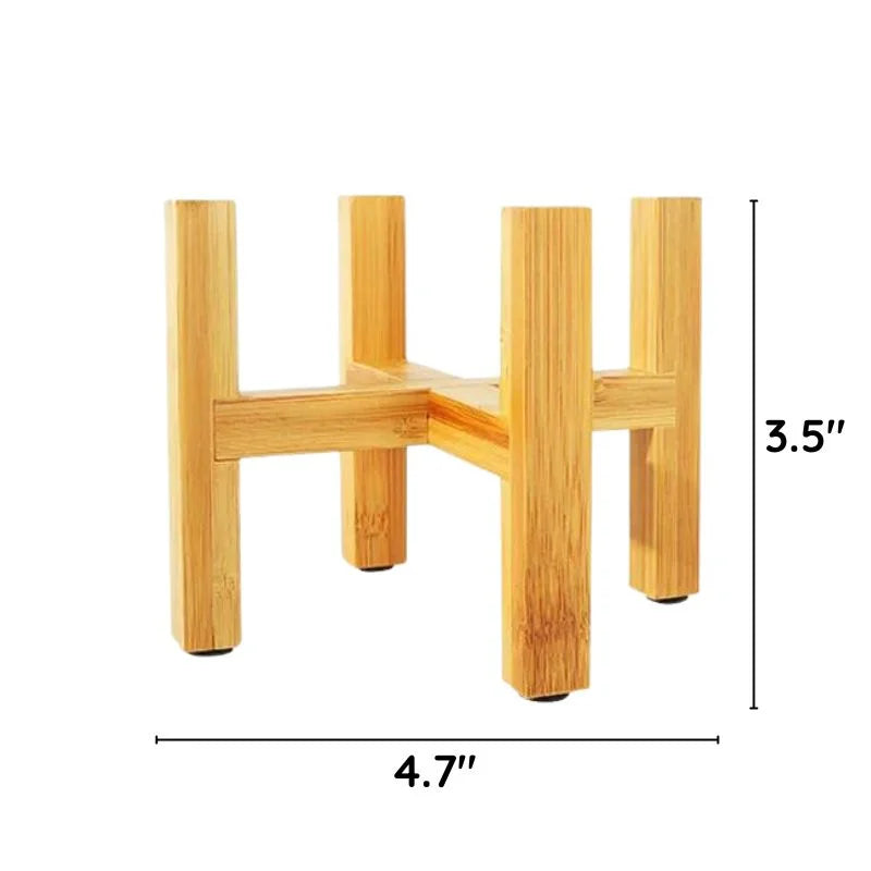 Raxiva wooden plant pot tray