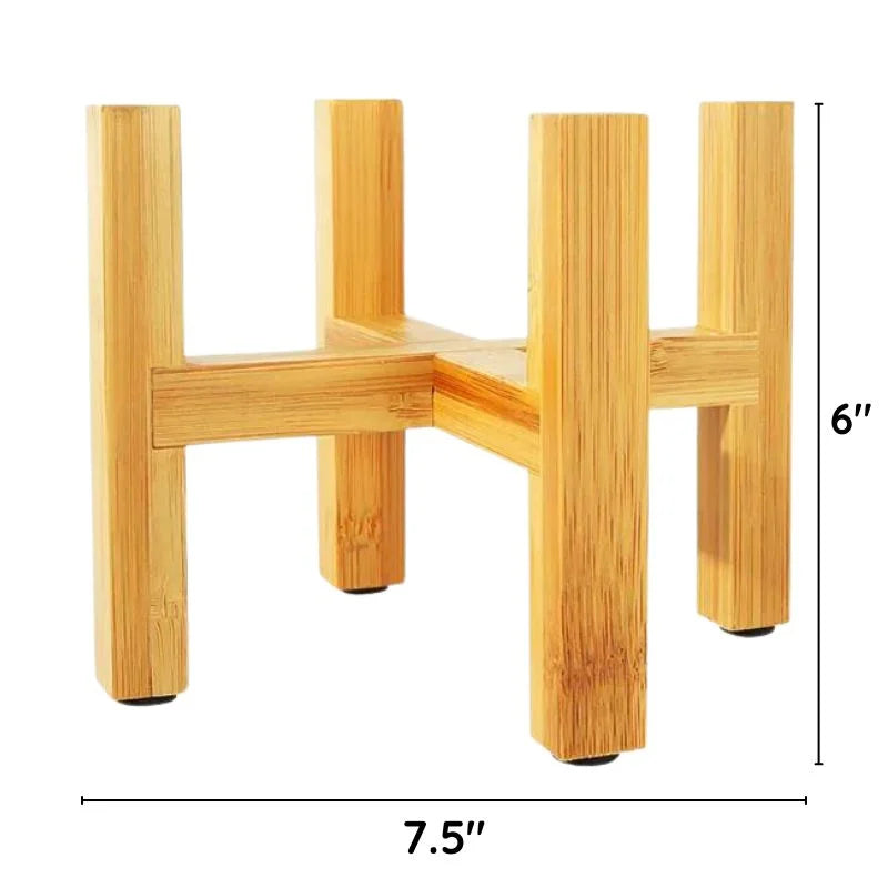 Raxiva wooden plant pot tray