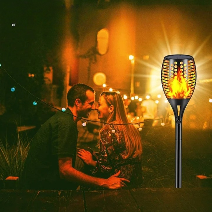 Raxiva-lampe solaire effet flamme jardin