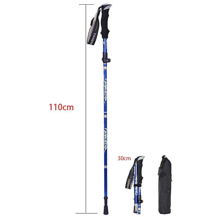 Raxiva-adjustable foldable telescopic trekking poles