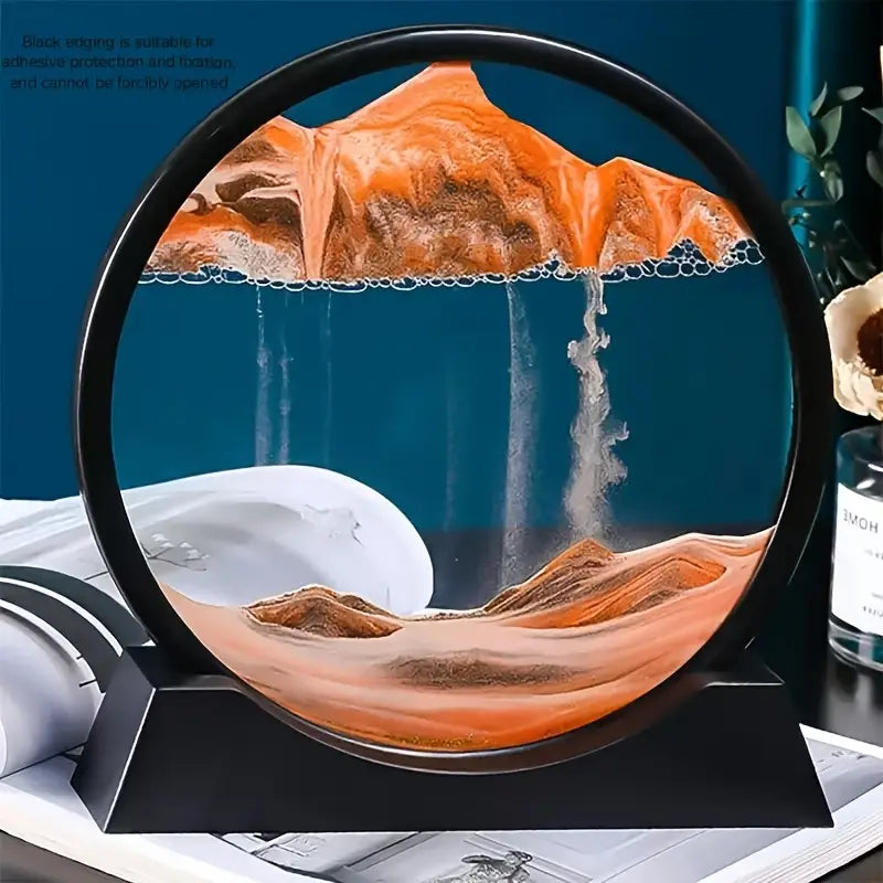 Raxiva-mirage temporel sablier 3d paysage en mouvement
