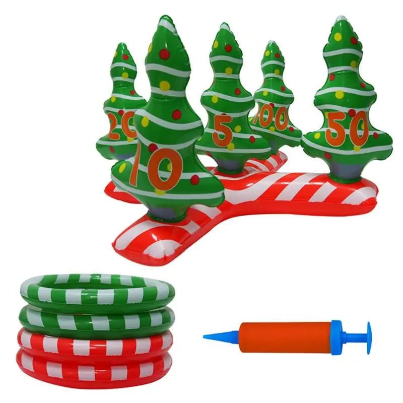 Raxiva-christmas inflatable sleeve ring toy fun creative toss for kids group gatherings