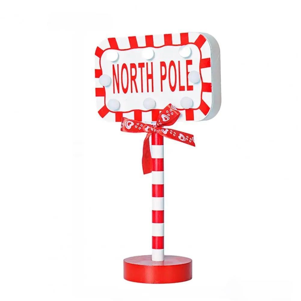 Raxiva-christmas led wooden sign lights festive atmosphere holiday celebrations