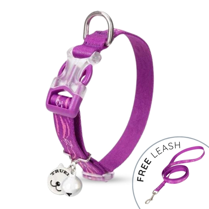 Raxiva cotton cat collar leash