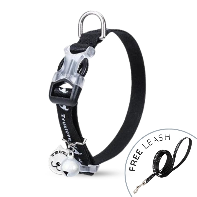 Raxiva cotton cat collar leash