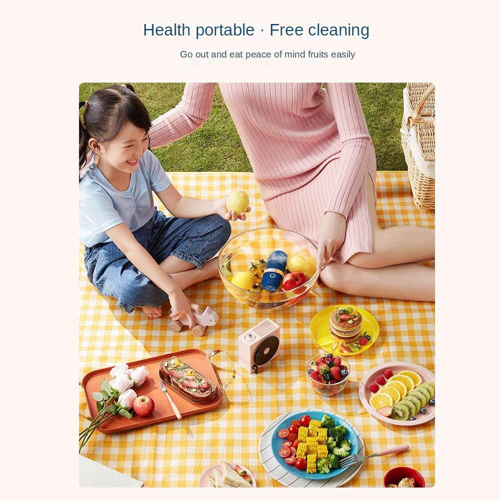 Raxiva-capsule automatic vegetable fruit washing machine home pesticide cleaner