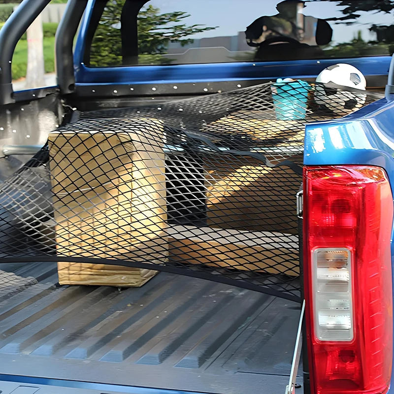 Raxiva-cargo net for truck bed