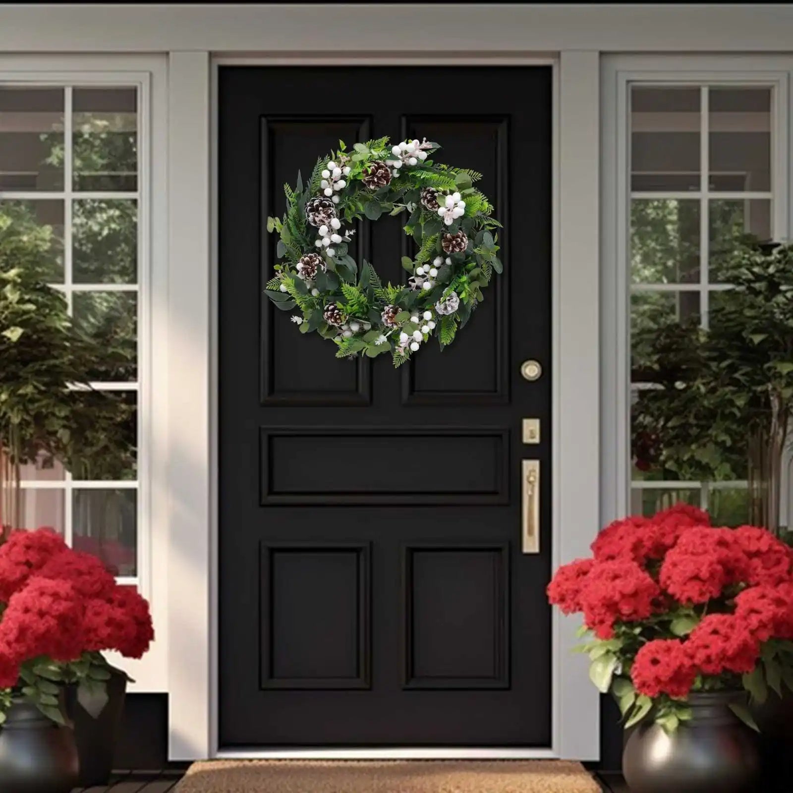 Raxiva-50cm elegant eucalyptus wreath