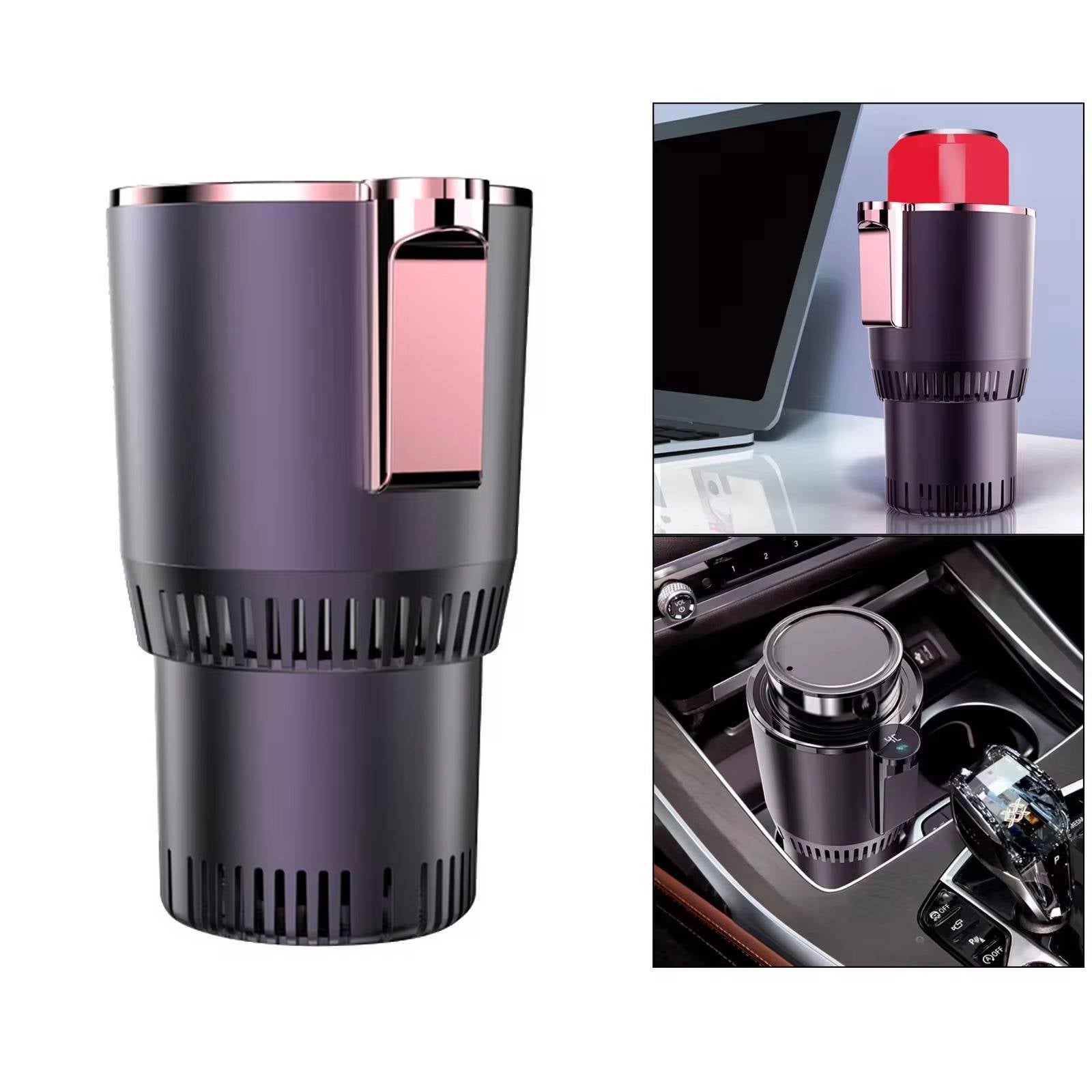 Raxiva-smart cup holder for hot and cold drinks in vehicle