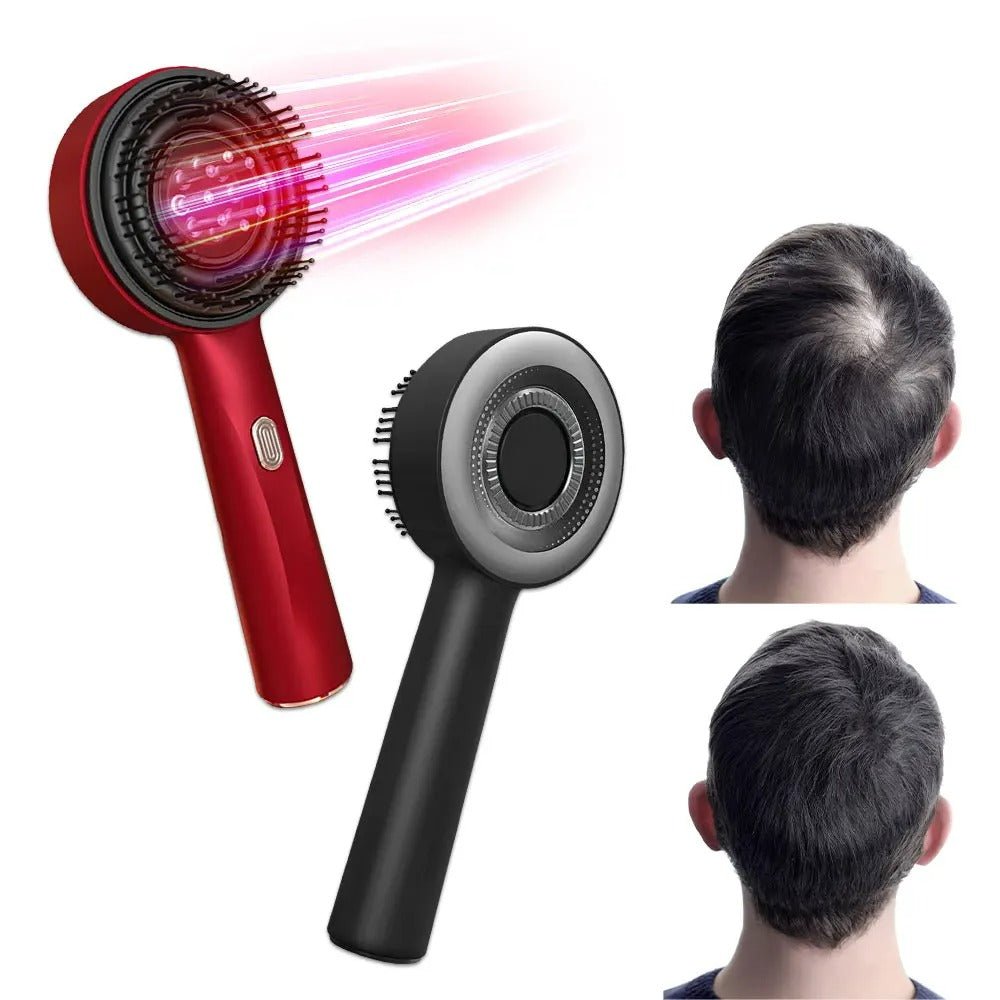 Raxiva-electric massage comb red light scalp treatment