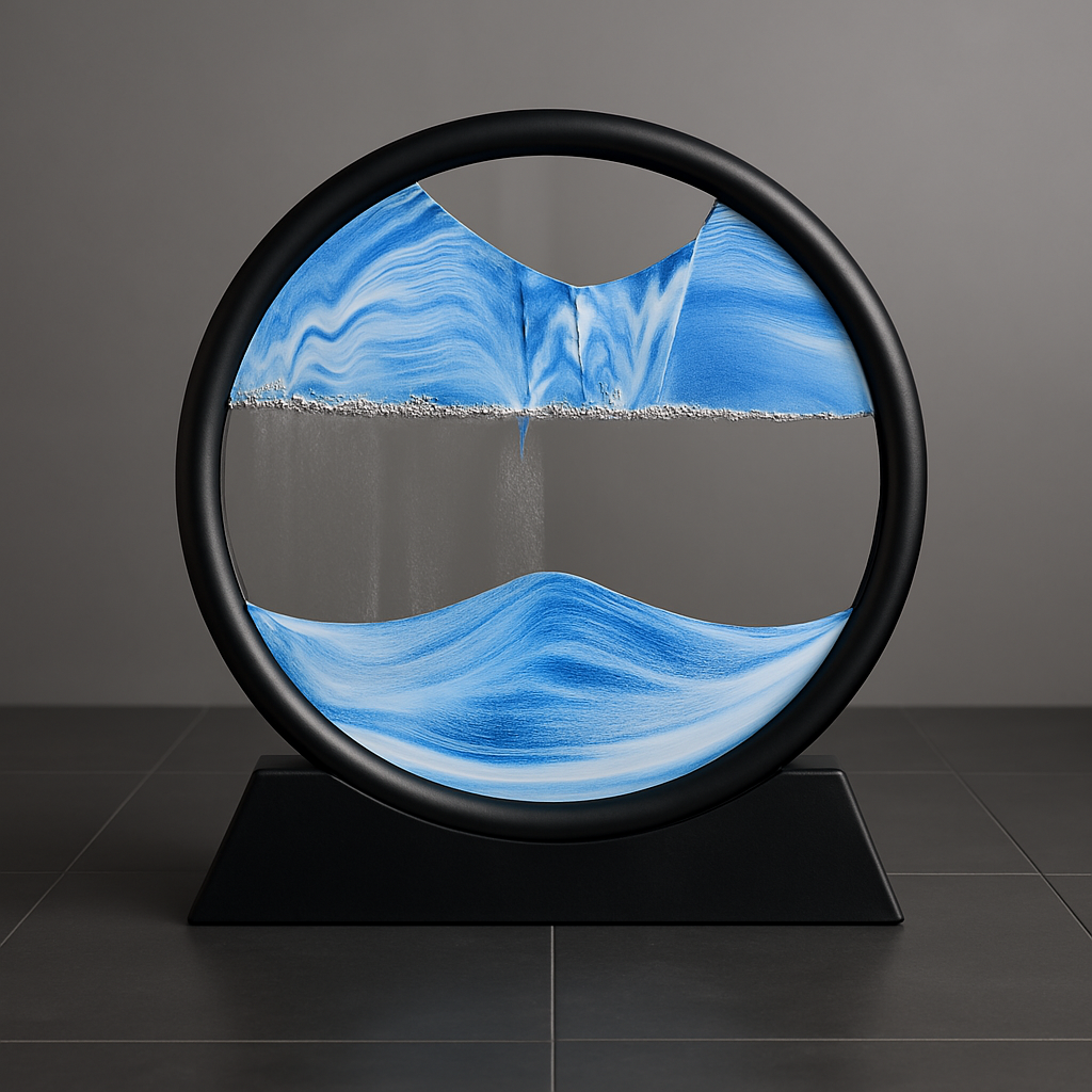 Raxiva-mirage temporel sablier 3d paysage en mouvement
