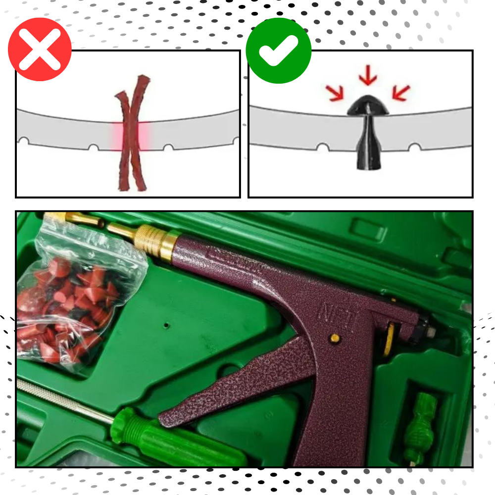 Raxiva-universal tire repair kit