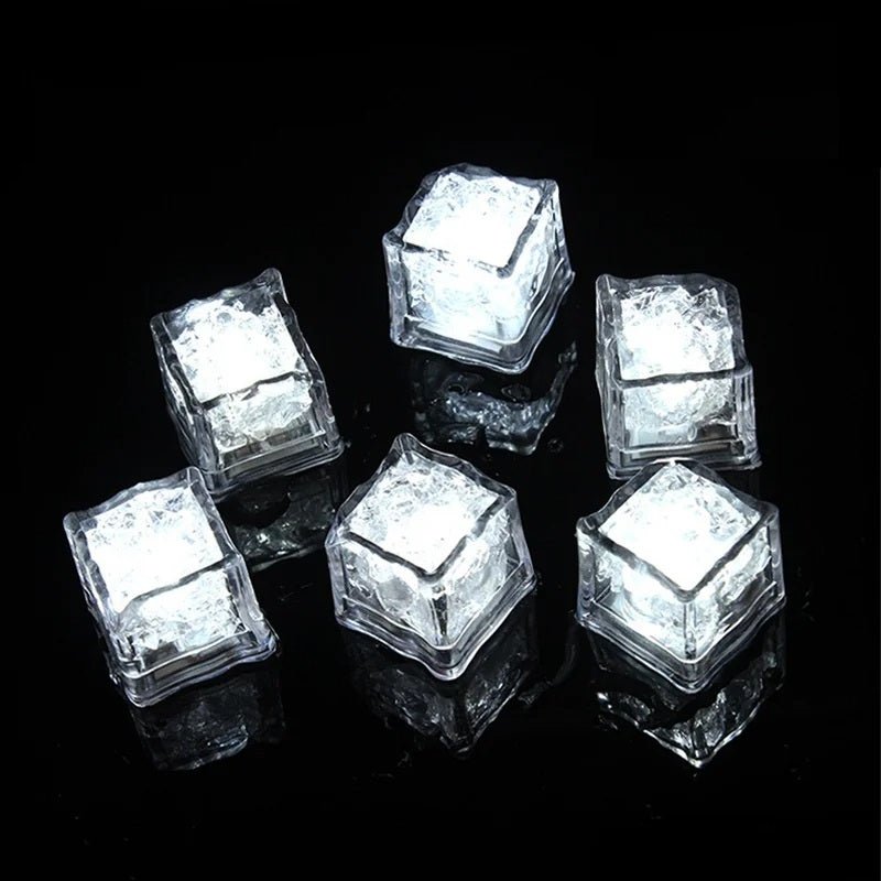 Raxiva-glowing led ice cubes fun fast flash water toys party decorations magical drinks