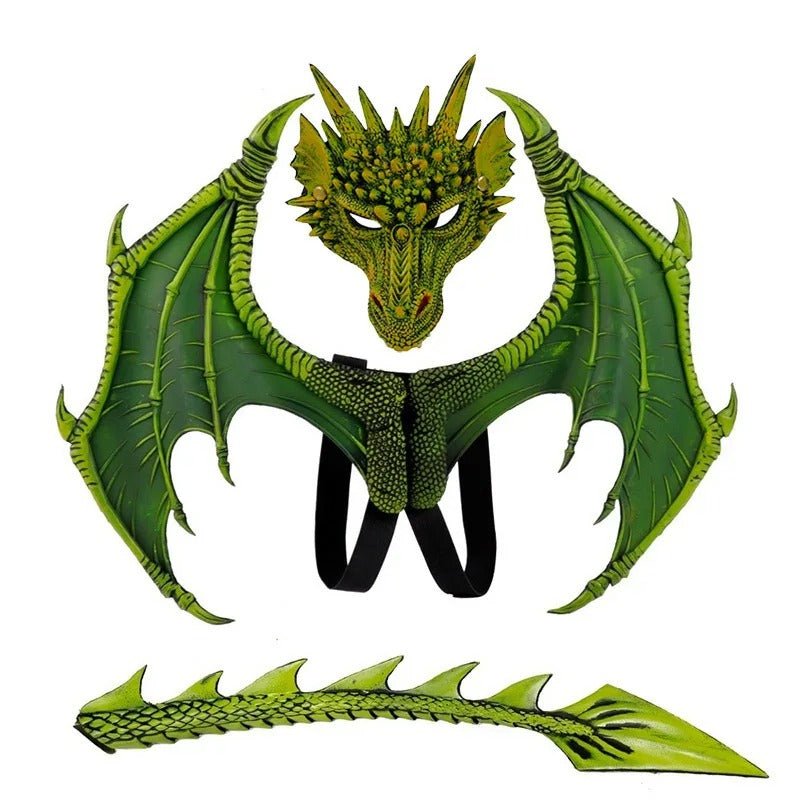 Raxiva-halloween 3d dragon wings costume fun