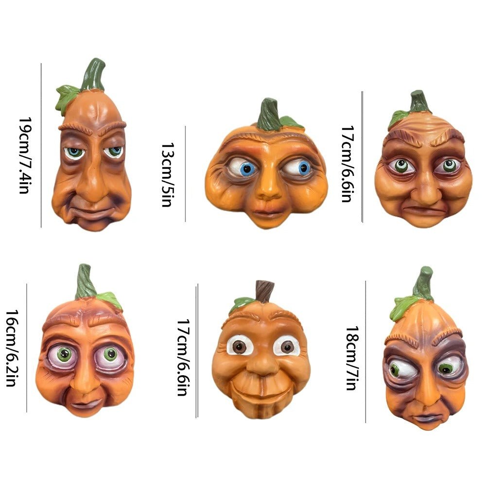 Raxiva-halloween pumpkin outdoor ghost party yard decor with pumpkin head