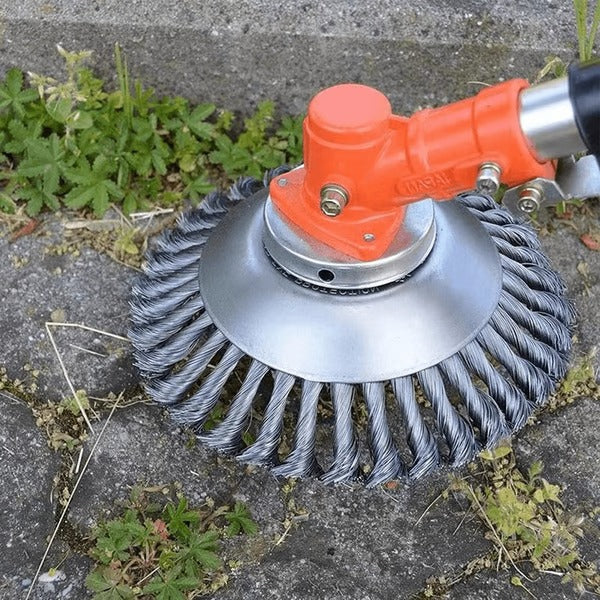 Raxiva-unbreakable wired trimmer blade round edge grass trimmer blades weed removal gifts gardeners