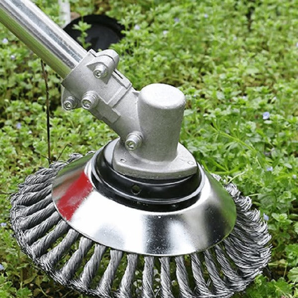 Raxiva-unbreakable wired trimmer blade round edge grass trimmer blades weed removal gifts gardeners